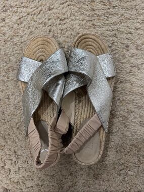 Marc Fisher Ltd Silver Sandals